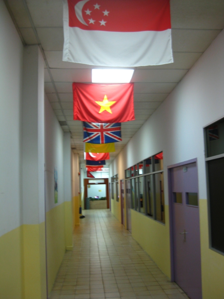 Informatics Campus puts flags????