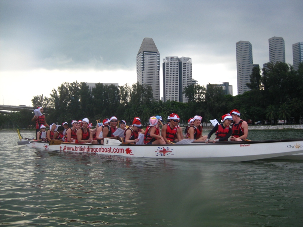 Thank you for the christmas carolling while on Dragon Boat!