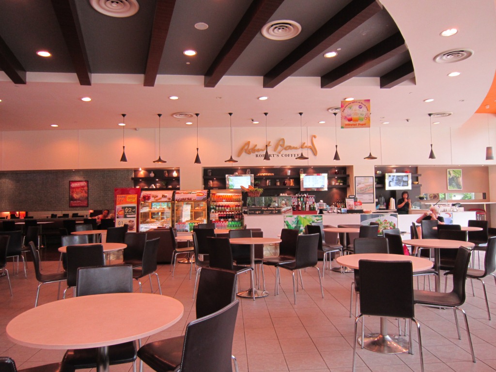 Interior of the Fast Food Restaurant