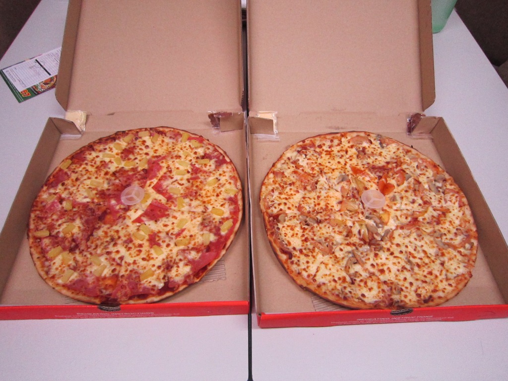 Pizzas!!!  =)