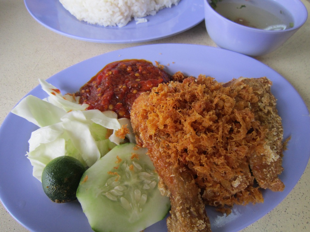 Lunch is Ayam Penyet!