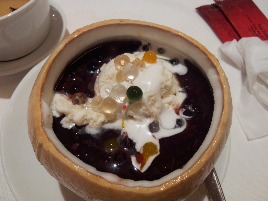 The most Genius 黑糯米 dessert EVER!!!