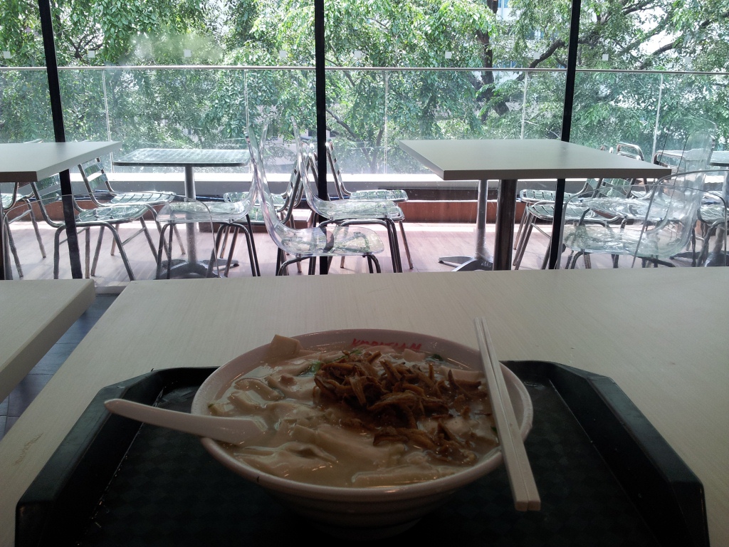 Can have my nice and quiet lunch! =)