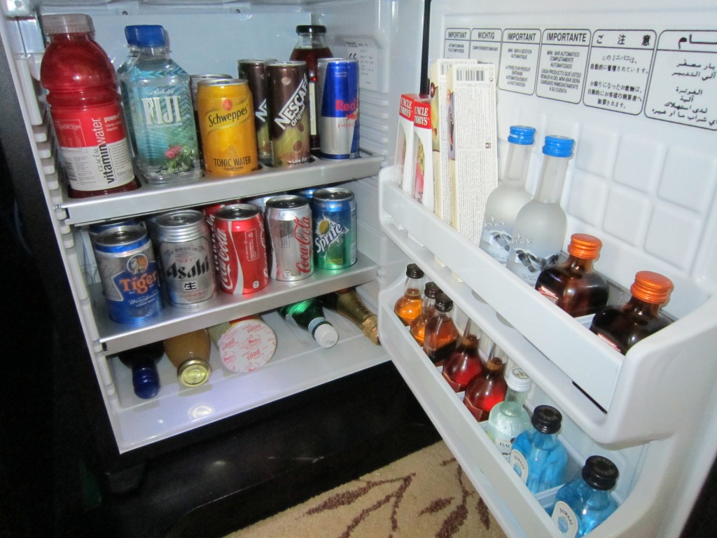 Well stocked fridge...
