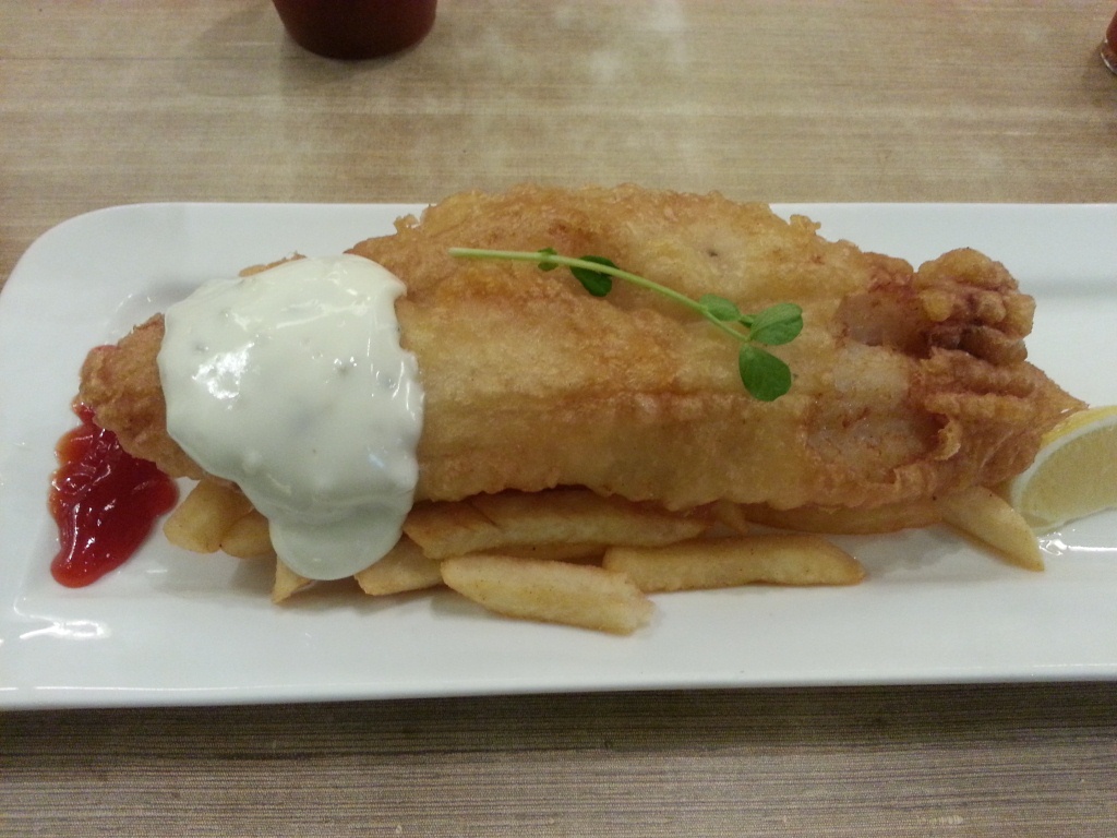 Lunch! Fish and Chips!!!