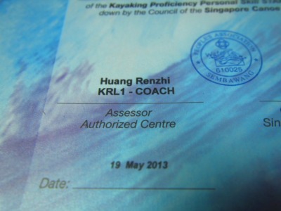 Finally my name on the Cert! =)