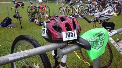 First triathlon: Mountain bike was a bad choice...