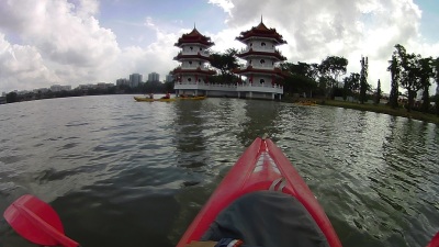 Paddling in Jurong Lake!