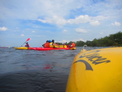 Kayak practice...