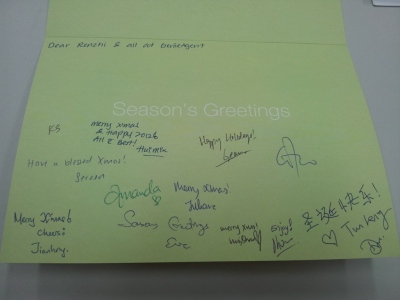Thanks. Appreciate. This is the FIRST card GA received from anyone… even though we opened the mail 4 months late!!!